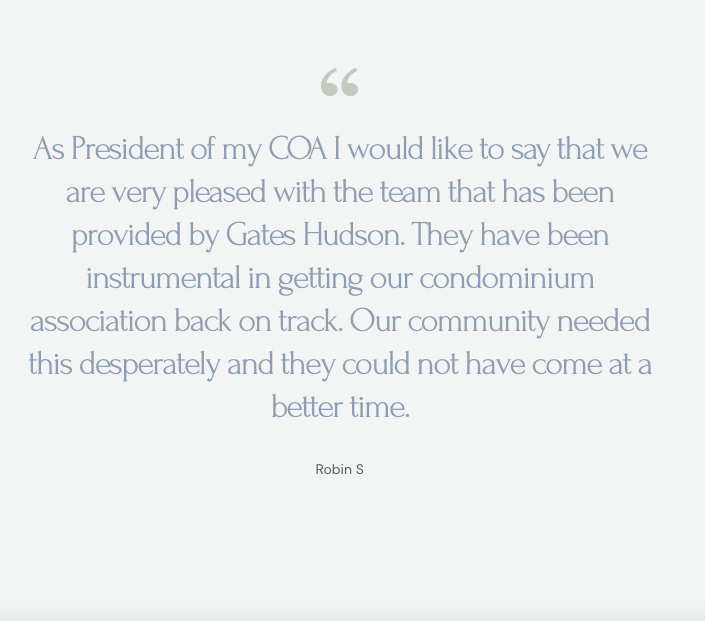 GHCM testimonial, Robin S.